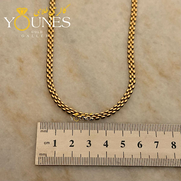 زنجیر طلا رولکس گندم